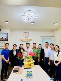 Kim Vàng đón đoàn phường Tân Bình nhân Ngày Doanh nhân Việt Nam 2026