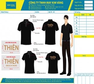 Áo Đồng Phục Thun Lạnh Kim Vàng Bền Bỉ Vượt Trội