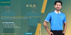 Áo Thun Đồng Phục Mùa Hè Thoáng Mát, Thời Trang, Chuyên Nghiệp