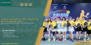 5 Mẫu Áo Pickleball Thiết Kế Hiện Đại, Nổi Bật Cho Đội Nhóm