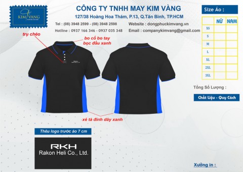 AO THUN DONG PHUC- MẪU 1