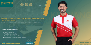 Corporate T Shirt Uniform Manufacturer in Vietnam   Kim Vàng Garment
