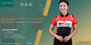 Premium Corporate Polo Shirt Uniforms Manufacturer  Kim Vàng Garment