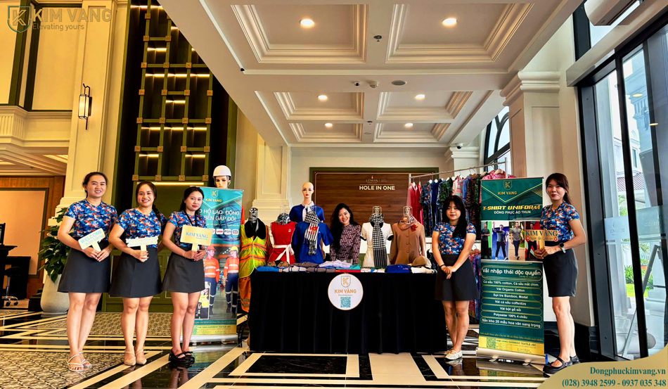 Đội ngũ Kim Vàng Uniform đồng hành cùng sự kiện Golf Ninh Bình K300 lan tỏa giá trị thương hiệu