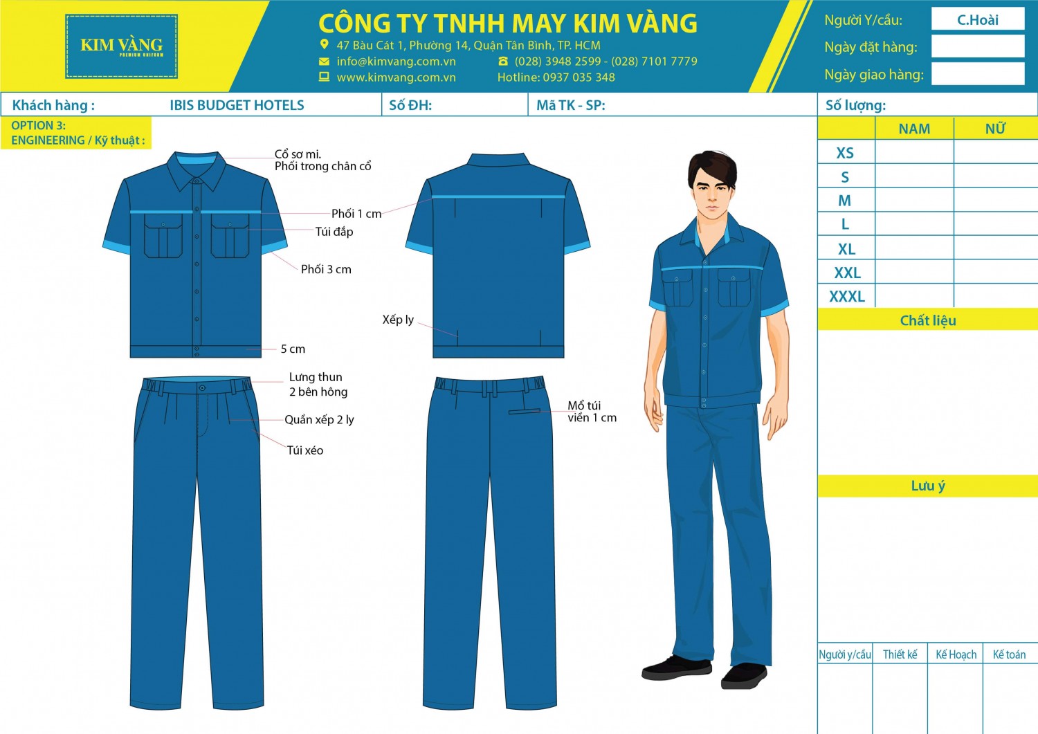 Một Số Lưu Ý Khi May Đồng Phục Khách Sạn Nha Trang