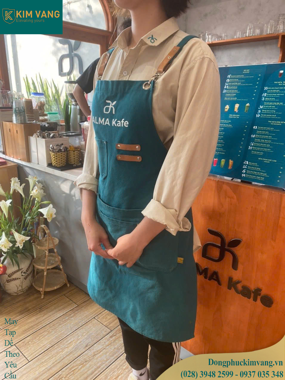 Dong phuc tap de Alma kafe dongphuckimvang vn
