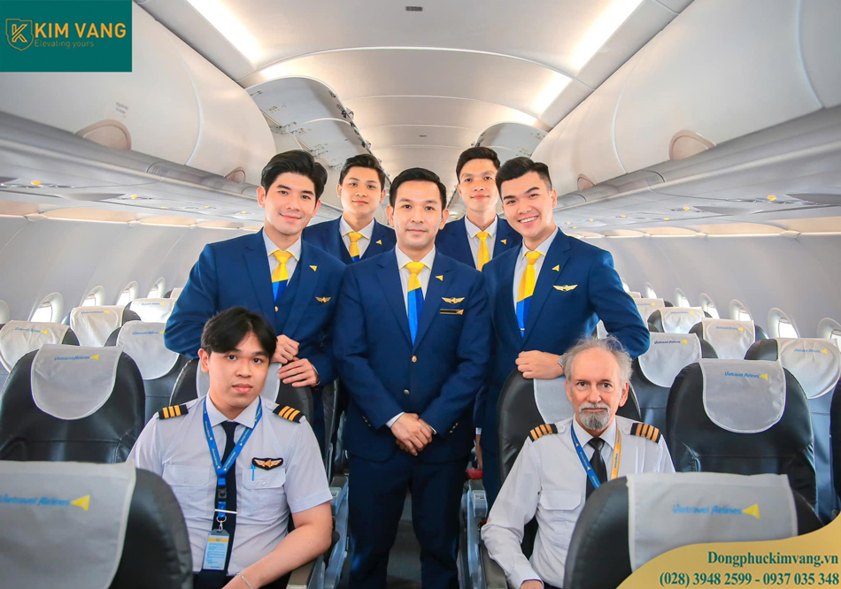 dong phuc to phi hanh doan Vietravel Airlines