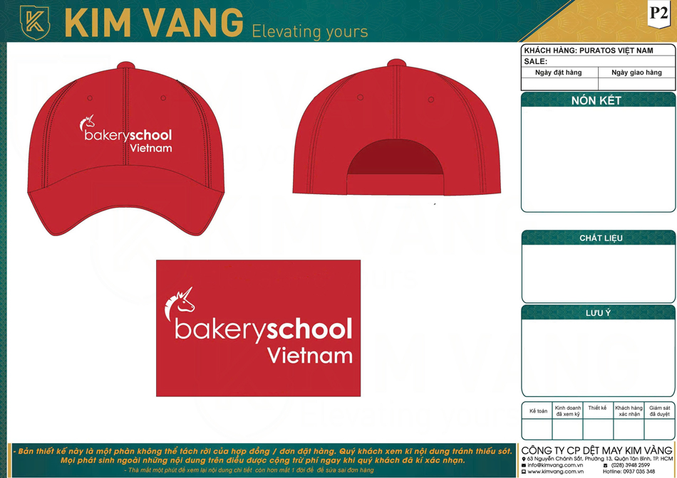 thiet ke non dong phuc