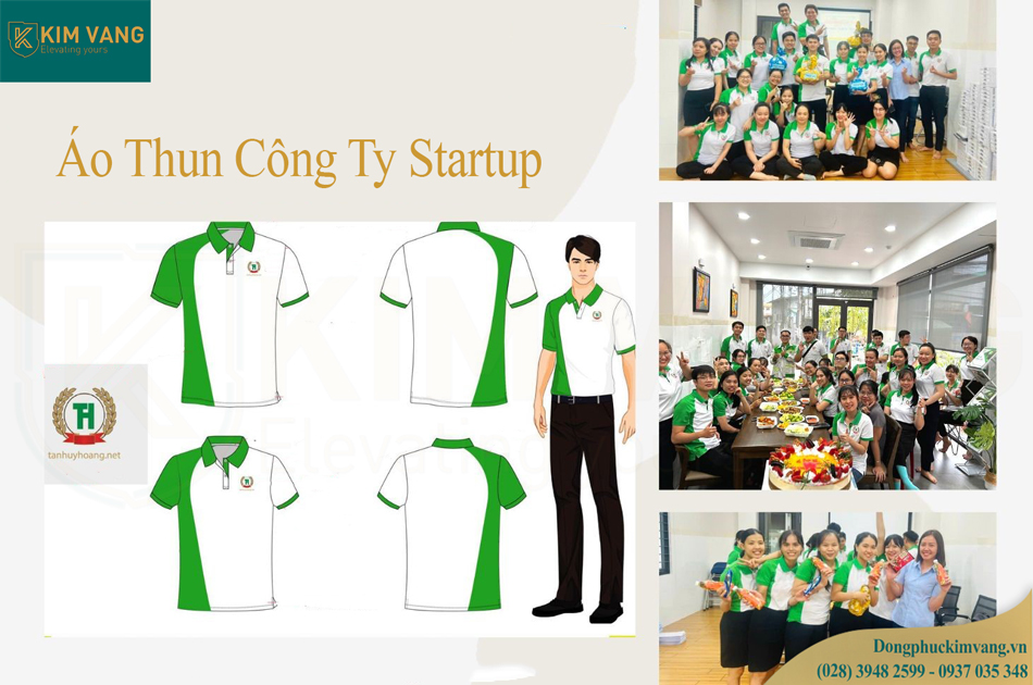 dong phuc ao thun cong ty startup