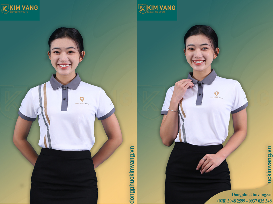 dong phuc ao thun co tru thuong hieu Phu Quoc Real