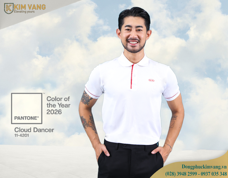 dong phuc ao thun mau pantone sang trong cao cap 2026