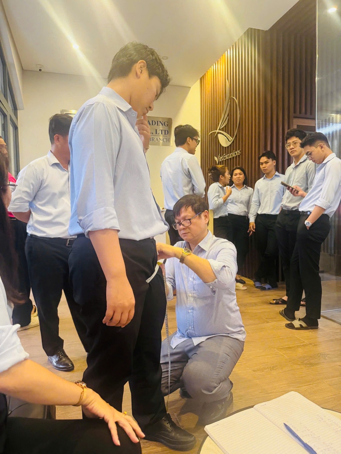 may đo đồng phục tận nơi Kim Vàng