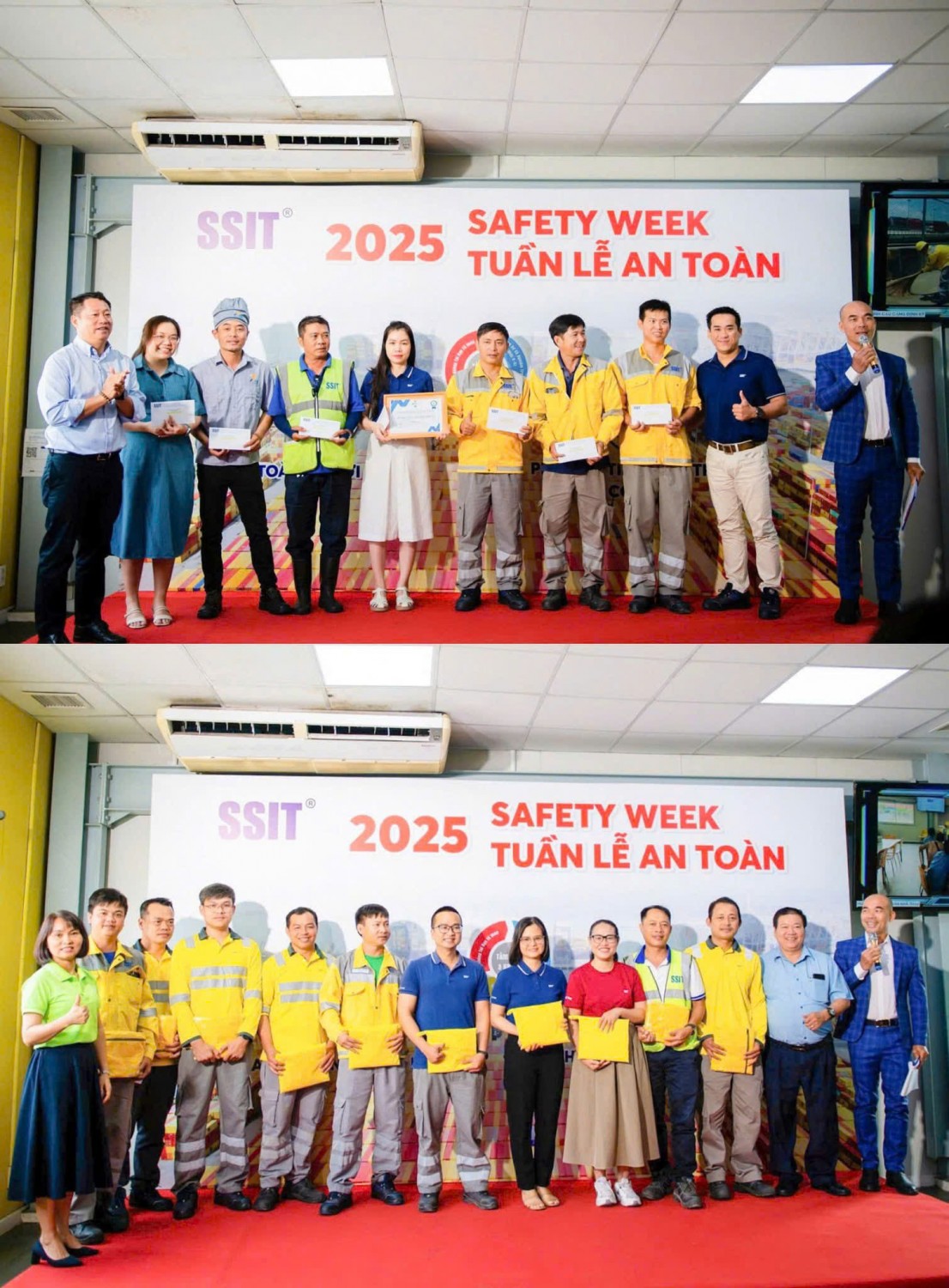 Nhân sự SSIT tham gia chương trình Tuần lễ an toàn năm 2025.