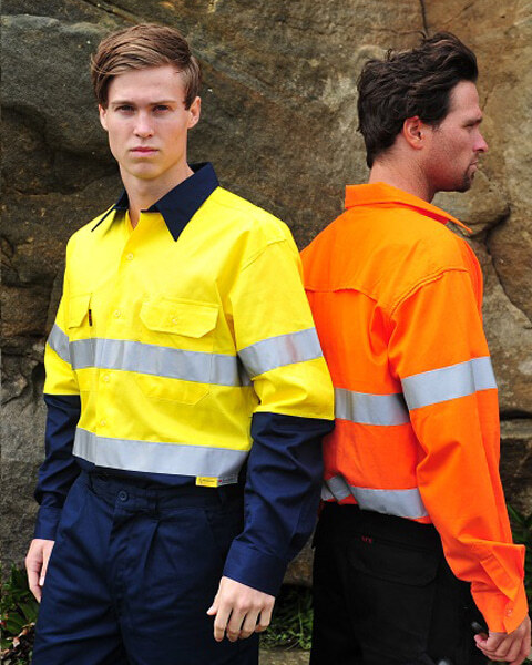 ÁO SƠ MI PHẢN QUANG MẪU 12