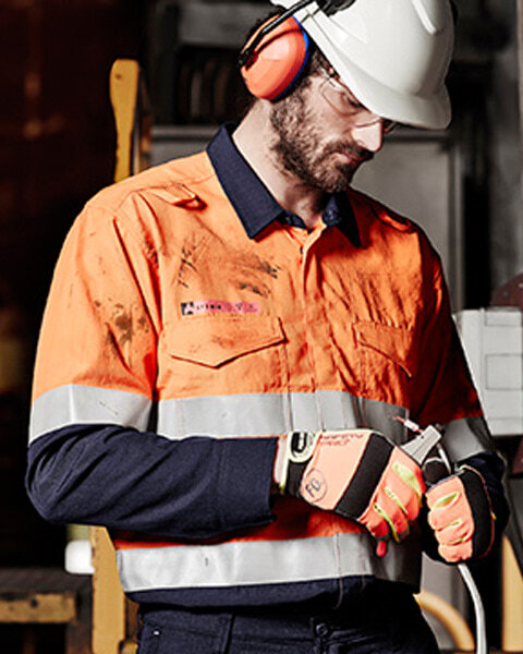 ÁO SƠ MI PHẢN QUANG MẪU 77