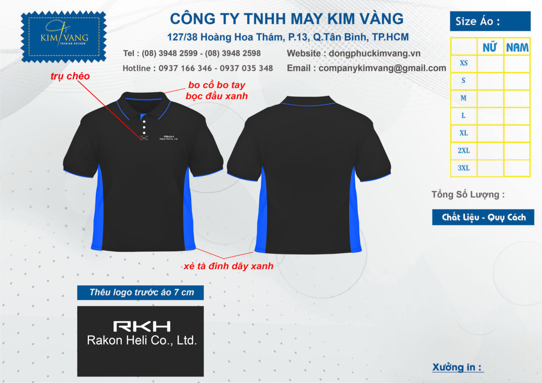 AO THUN DONG PHUC- MẪU 1