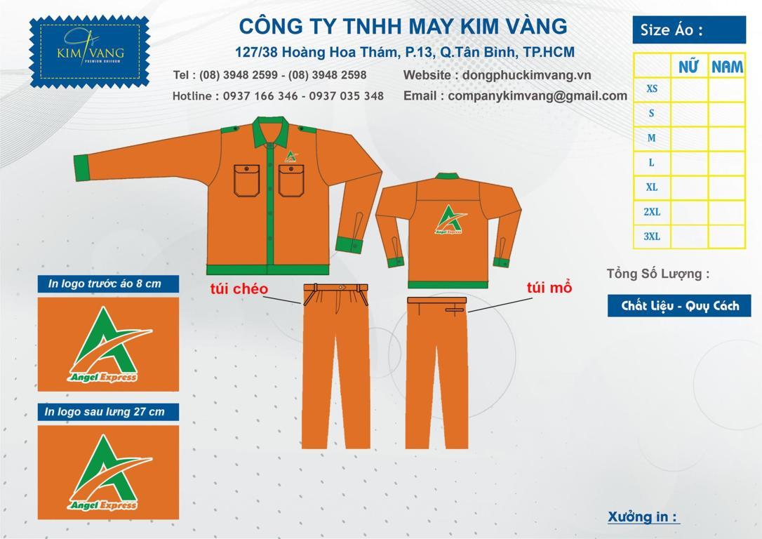 ĐỒNG PHỤC BẢO HỘ LAO ĐỘNG MẪU 1