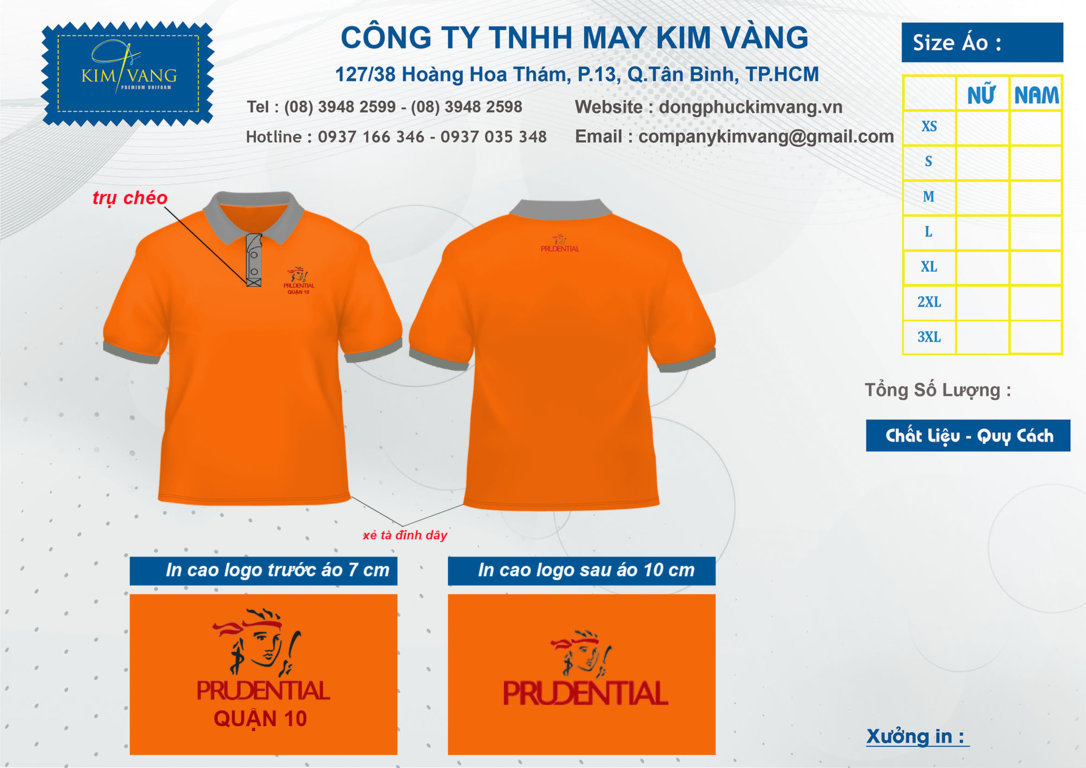 ÁO THUN ĐỒNG PHỤC MẪU 5