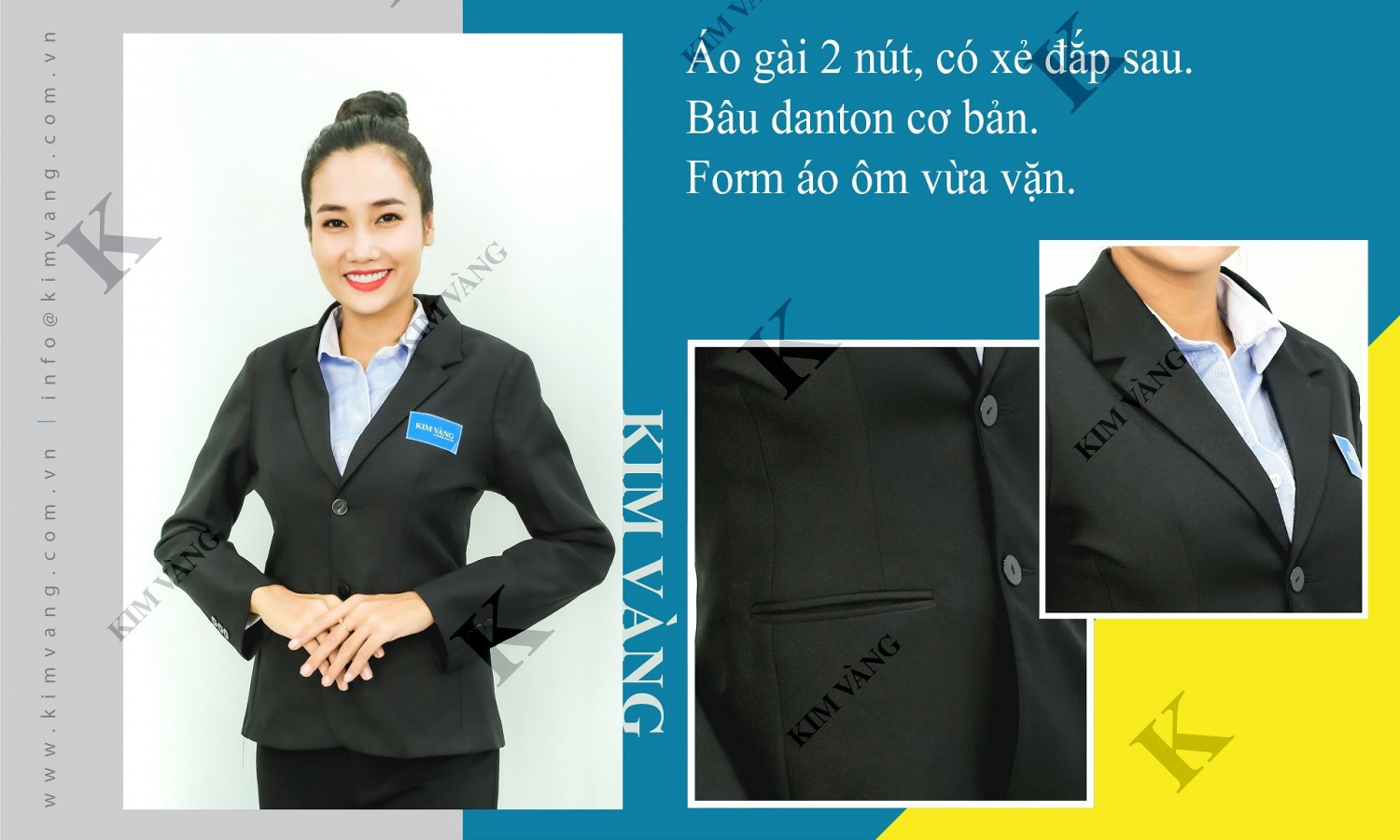 áo vest nữ DPCSCS01 Kim Vàng