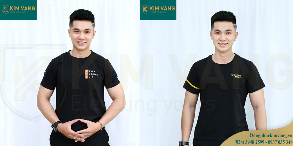 Áo cổ tròn phù hợp cho cả nam và nữ