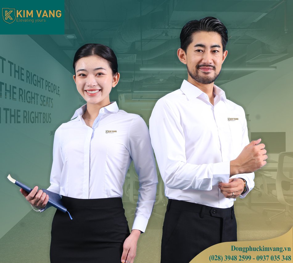 áo sơ mi đồng phục trắng