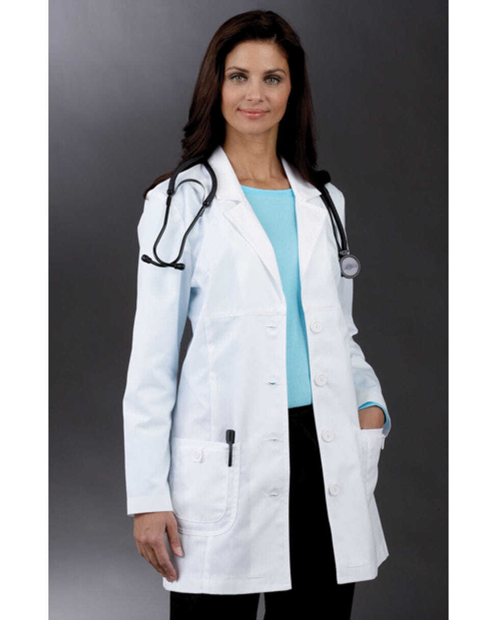 Các mẫu áo blu trắng điều dưỡng tay ngắn thân dài nam nữ cho sinh viên  phòng khám y khoa