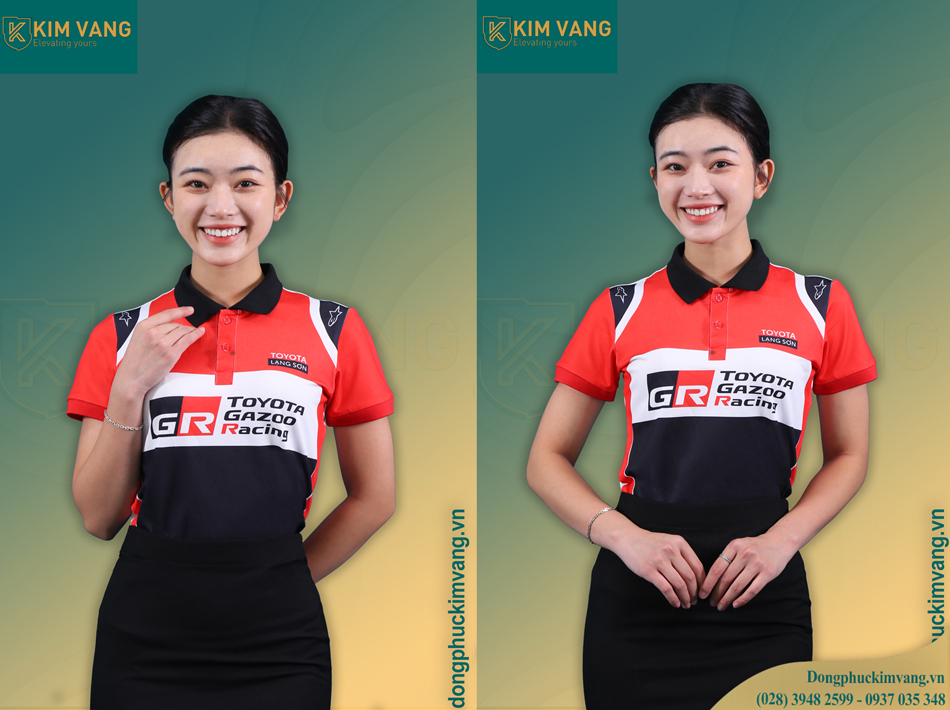 dong phuc ao thun co tru thuong hieu Toyota Lang Son