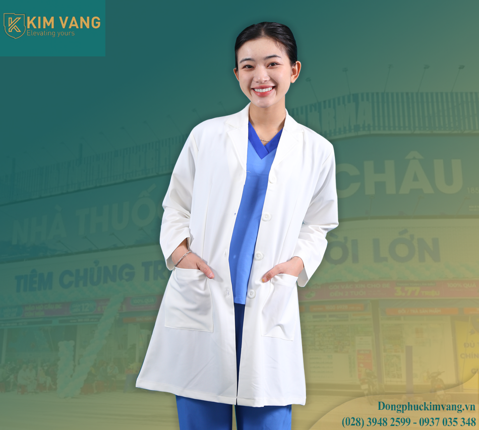 dong phuc kim vang may dong phuc y te